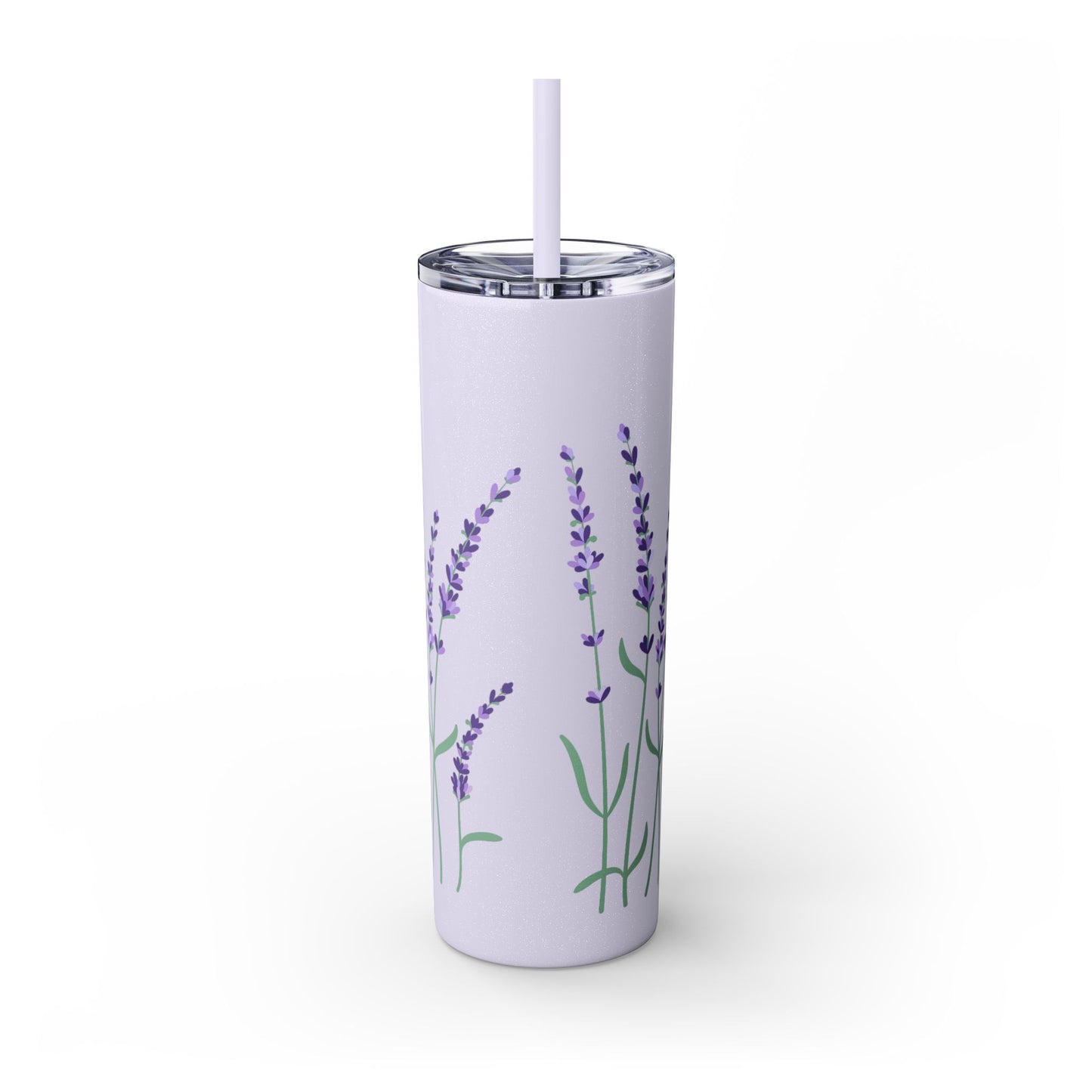 Personalized -Skinny Tumbler with Straw, 20oz